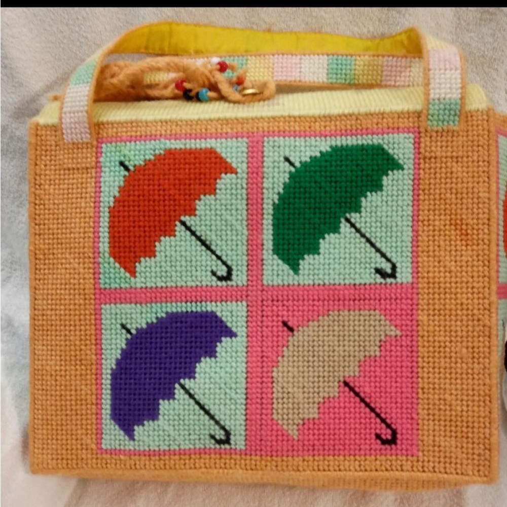 Colorful Umbrella Tote Bag
